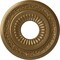 Ekena Millwork Lauren Ceiling Medallion (Fits Canopies up to 6 1/4"), 20 5/8"OD x 6 1/4"ID x 1 3/8"P, Pale Gold CM20LNPAS - alternate 1